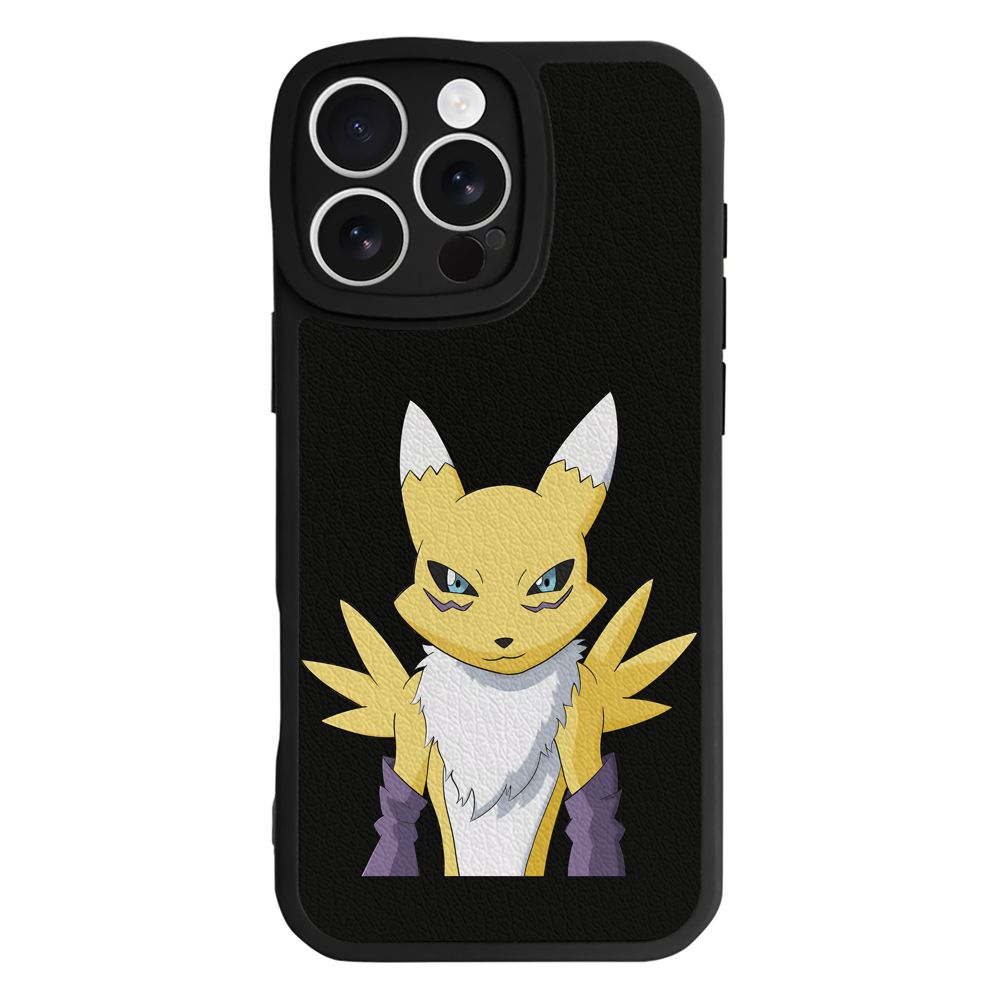 （画像用） Digimon デジタルモンスター/デジモン 【iPhone 16シリーズ対応】シリコンスマホケース（レザー調） 材質：シリコン